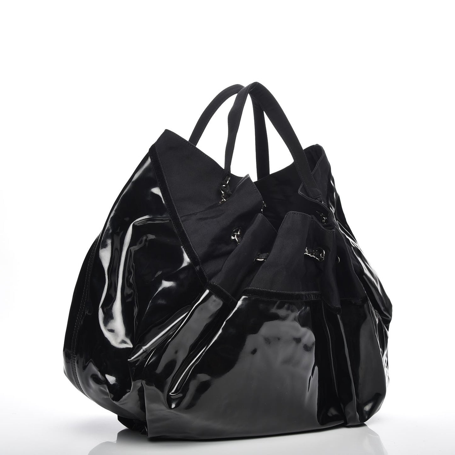 Vinyl Large Stretch Spirit Cabas Black