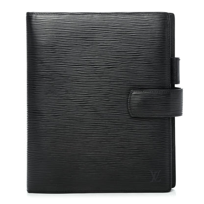 Louis Vuitton Epi Large Ring Agenda Cover Black 1 of 4