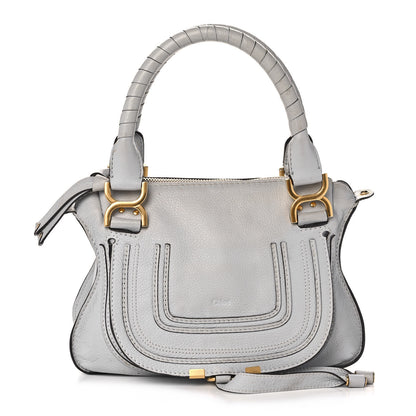 Chloe Calfskin Small Marcie Satchel Airy Grey 1 of 26