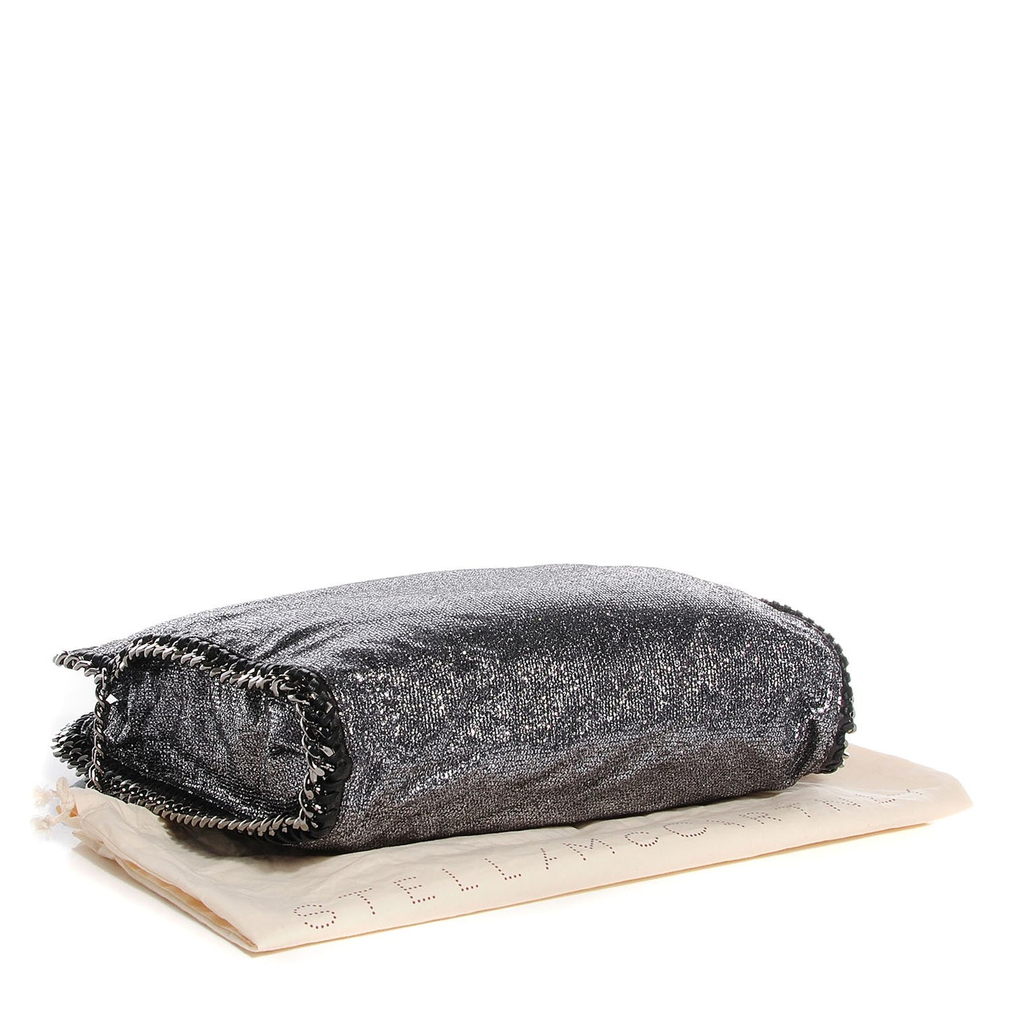 Metallic Linen Falabella Grey