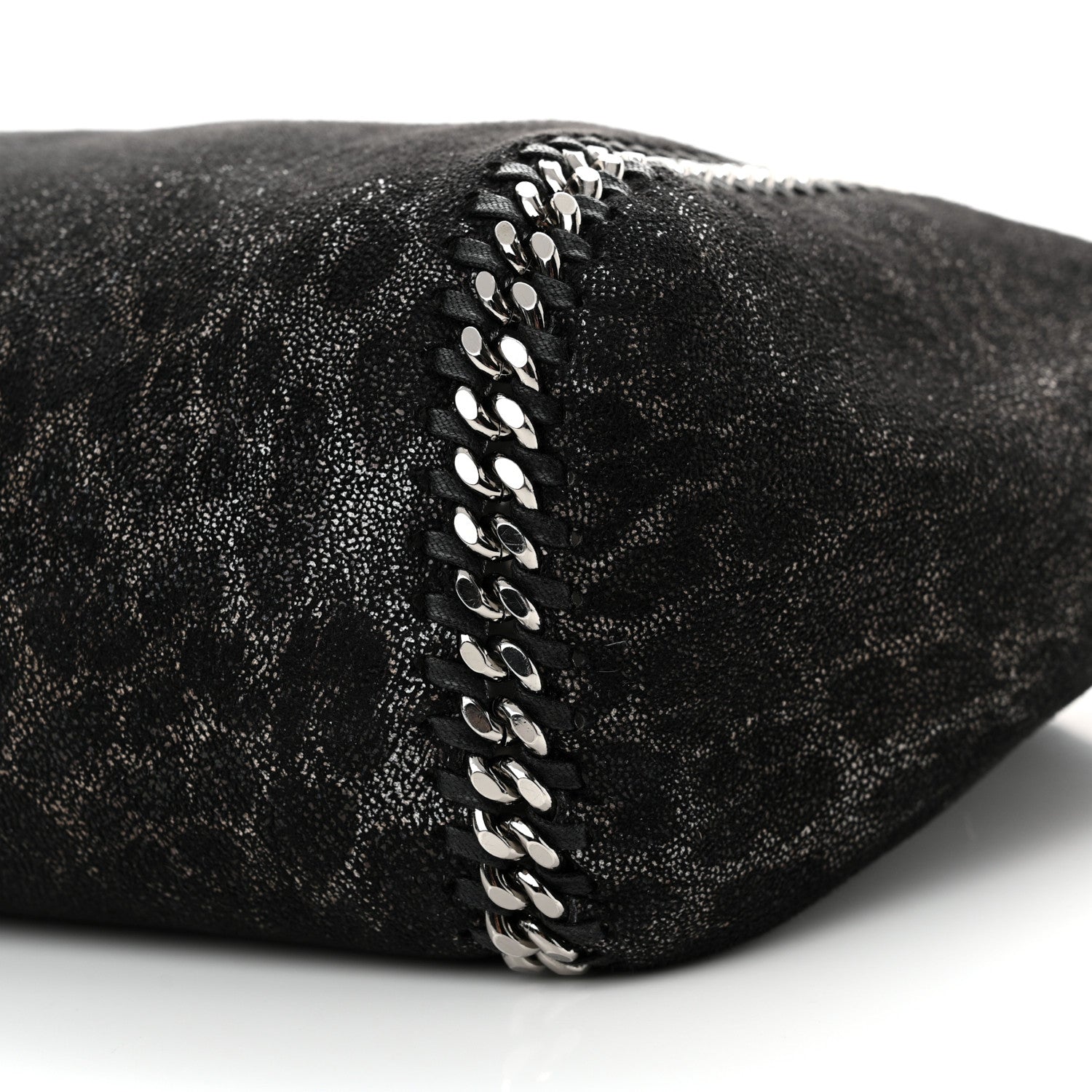 Stella McCartney Leopard Shaggy Deer Falabella Reversible Tote Grey 9 of 11