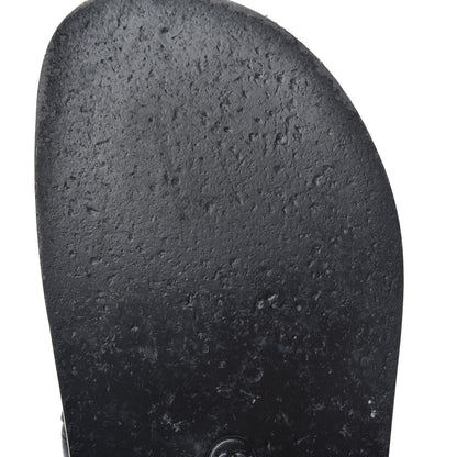 Chanel Grained Calfskin Velcro Dad Sandals 37.5 Black 8 of 11