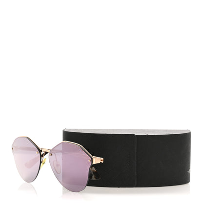 Prada Rimless Sunglasses SPR 64T Violet Gold 9 of 9