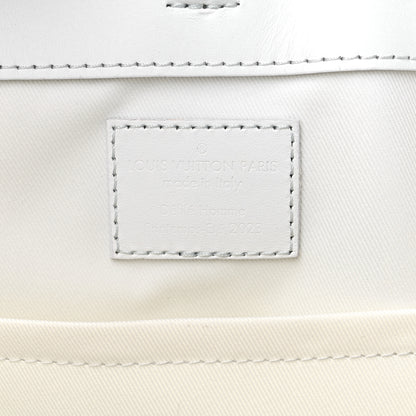 Louis Vuitton Calfskin LV Ornament Sac Plat 24H Optic White 6 of 10