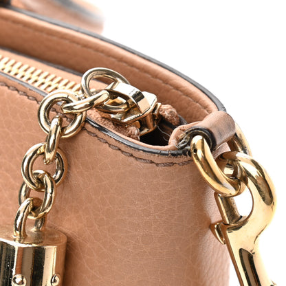 Gucci Pebbled Calfskin Small Soho Top Handle Bag Camelia 13 of 13