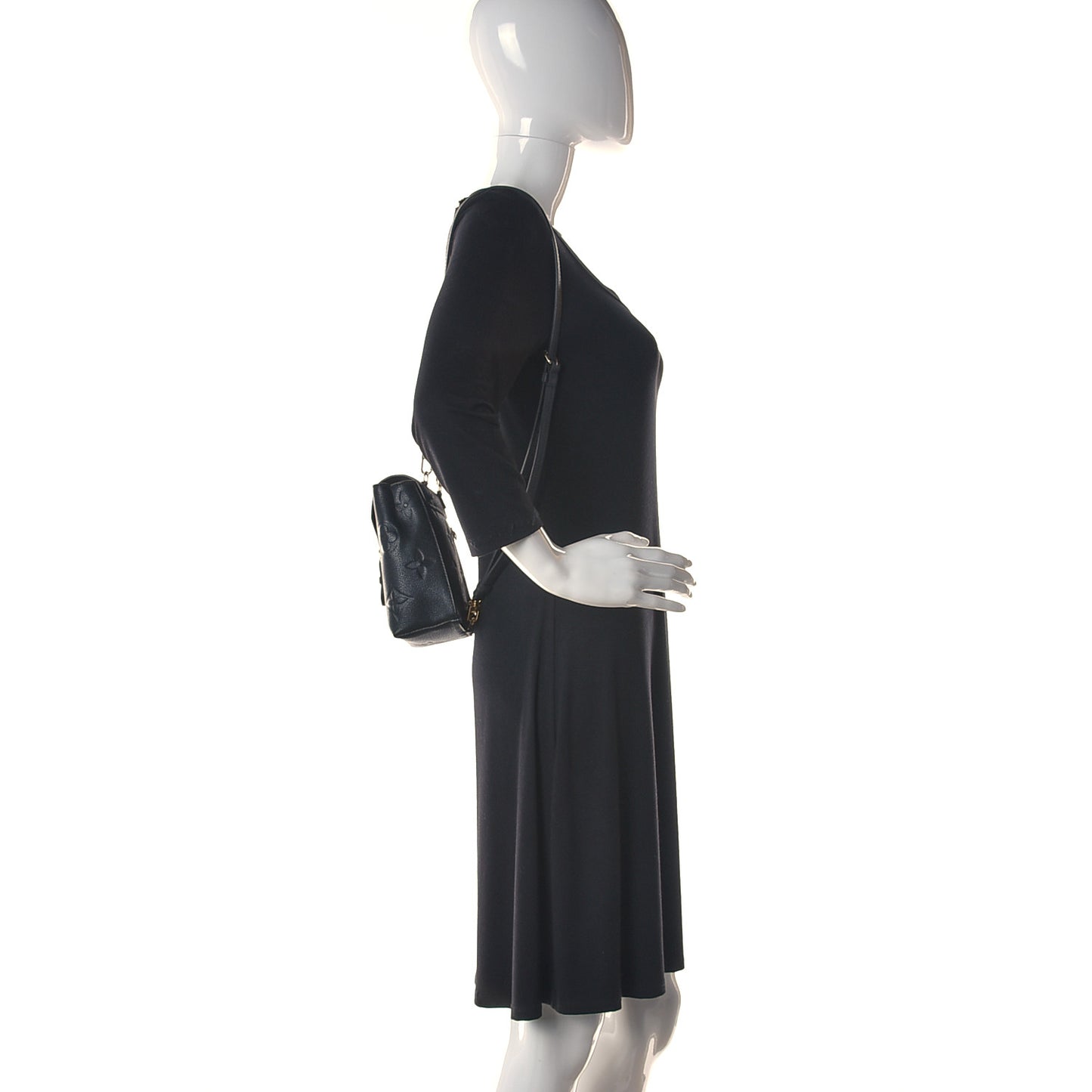 Empreinte Monogram Giant Tiny Backpack Black