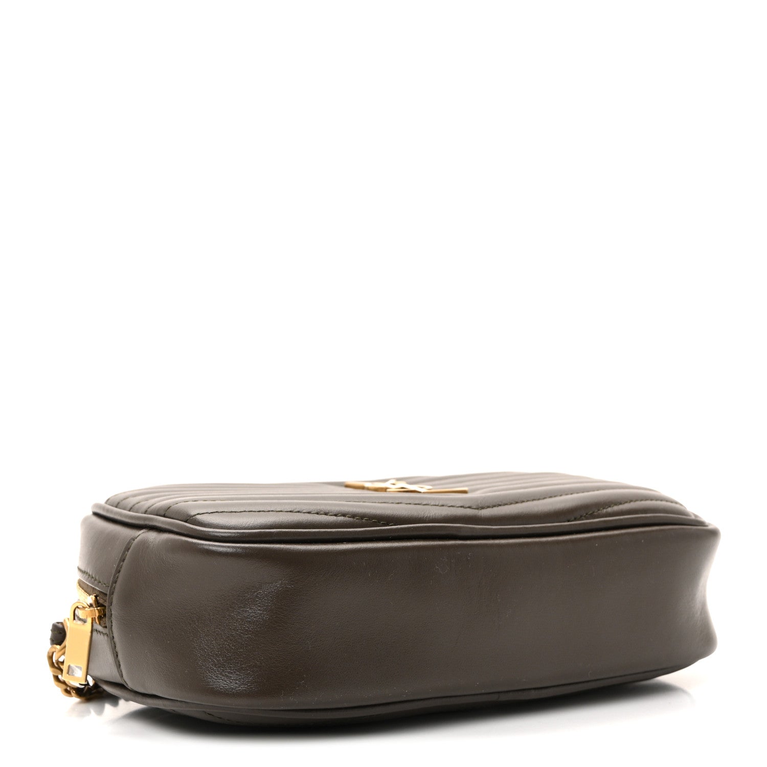 Saint Laurent Calfskin Matelasse Monogram Mini Lou Camera Bag Light Musk 4 of 10