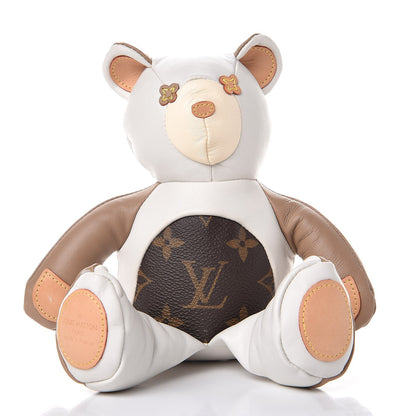 Louis Vuitton Calfskin Monogram Doudou Louis Bear Beige 2 of 9