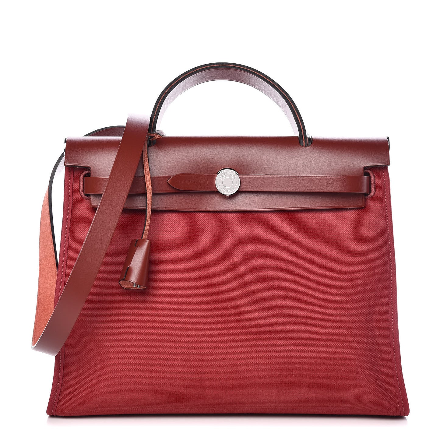 Vache Hunter Toile Herbag Zip 31 PM Rouge Grenat Rouge H
