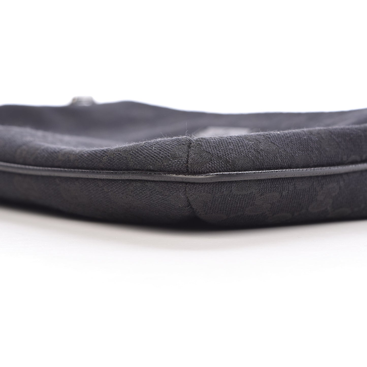 Monogram Web Small Flat Messenger Crossbody Black