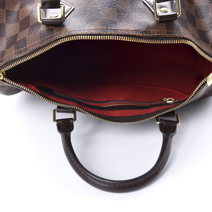 Louis Vuitton Damier Ebene Speedy Bandouliere 30 5 of 10