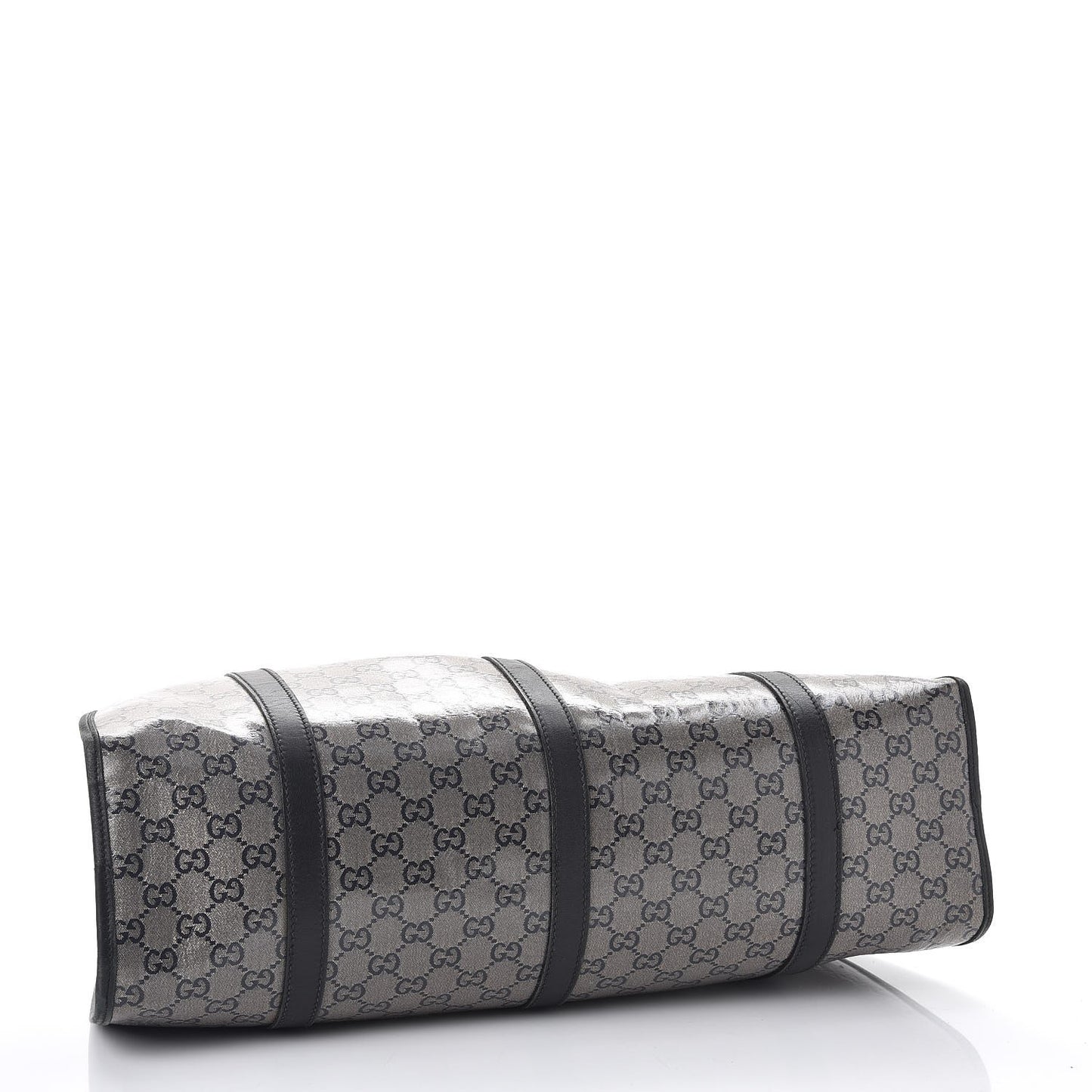 Crystal Monogram Large Joy Shoulder Bag Black