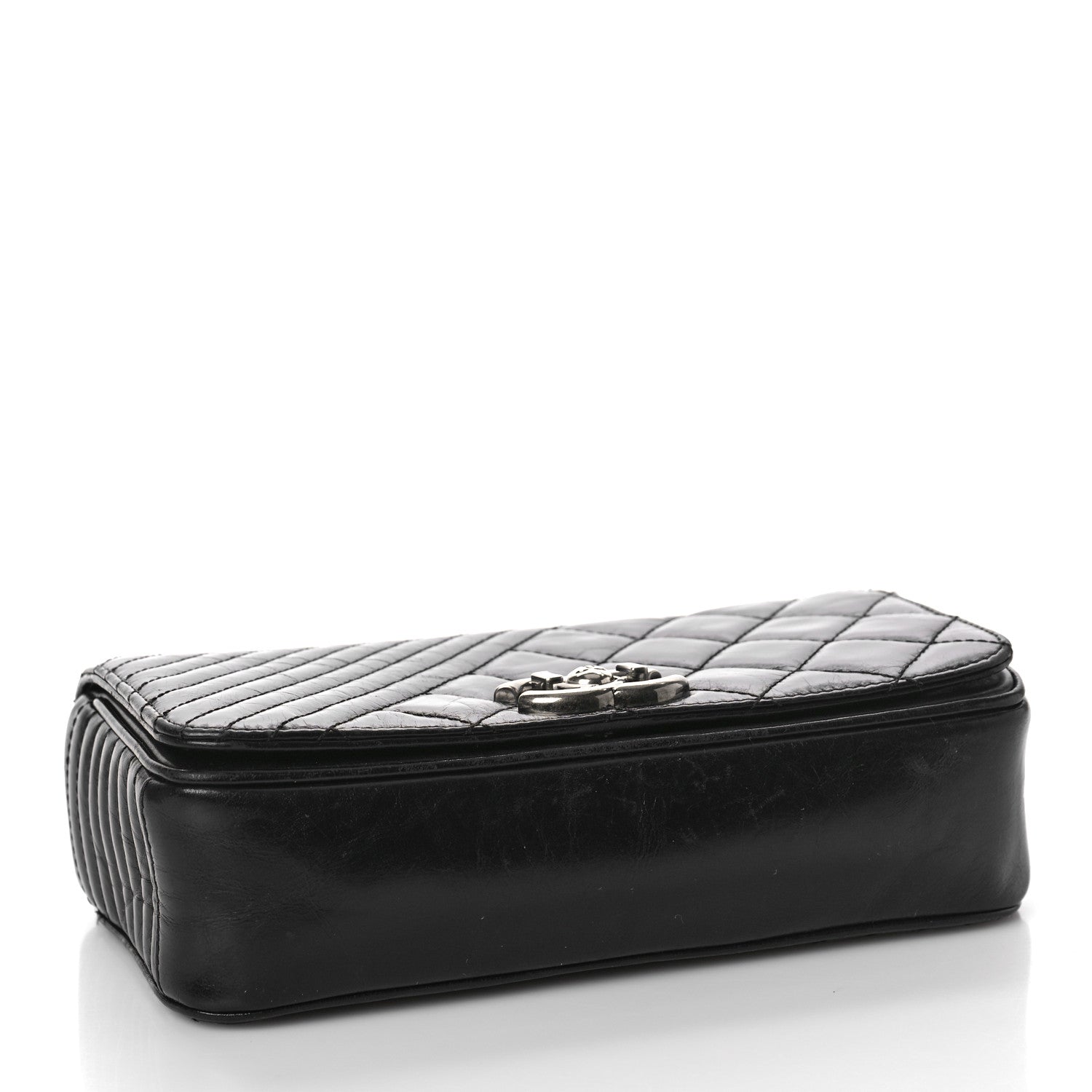 Chanel Glazed Calfskin Quilted Small Coco Boy Flap Black 4 of 9