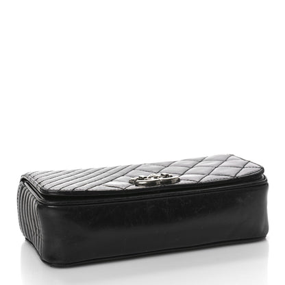 Chanel Glazed Calfskin Quilted Small Coco Boy Flap Black 4 of 9