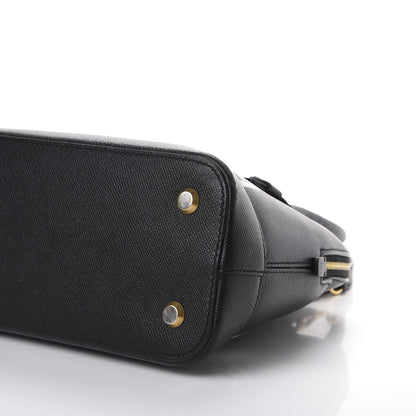 Balenciaga Signature Grained Calfskin Logo S Ville Top Handle Bag Black 9 of 13