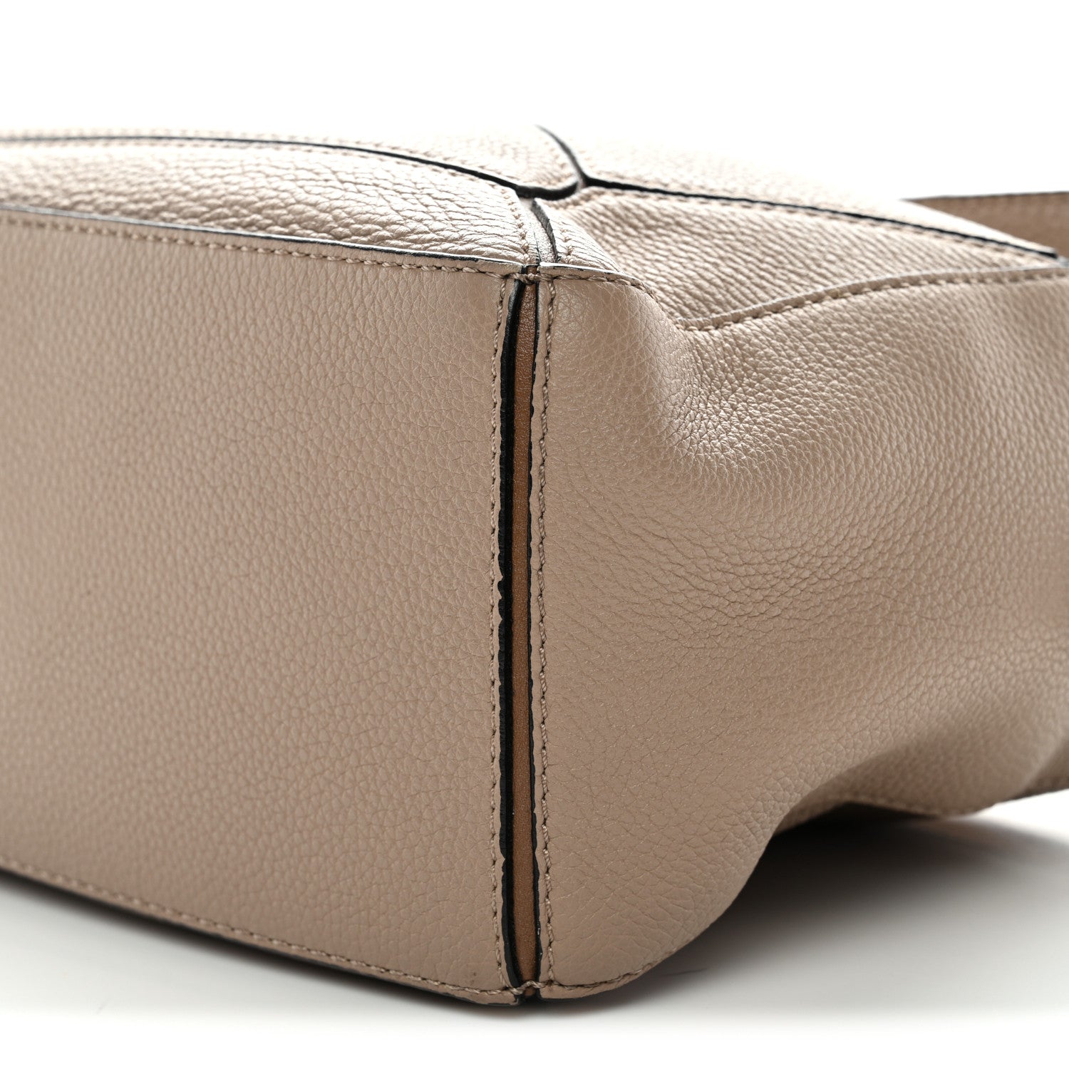 Loewe Grained Calfskin Small Puzzle Bag Sand Mink 1820666