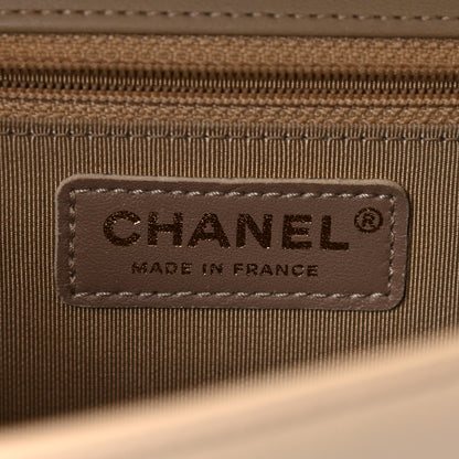 Chanel Lambskin Quilted New Medium Boy Flap Beige 6 of 15
