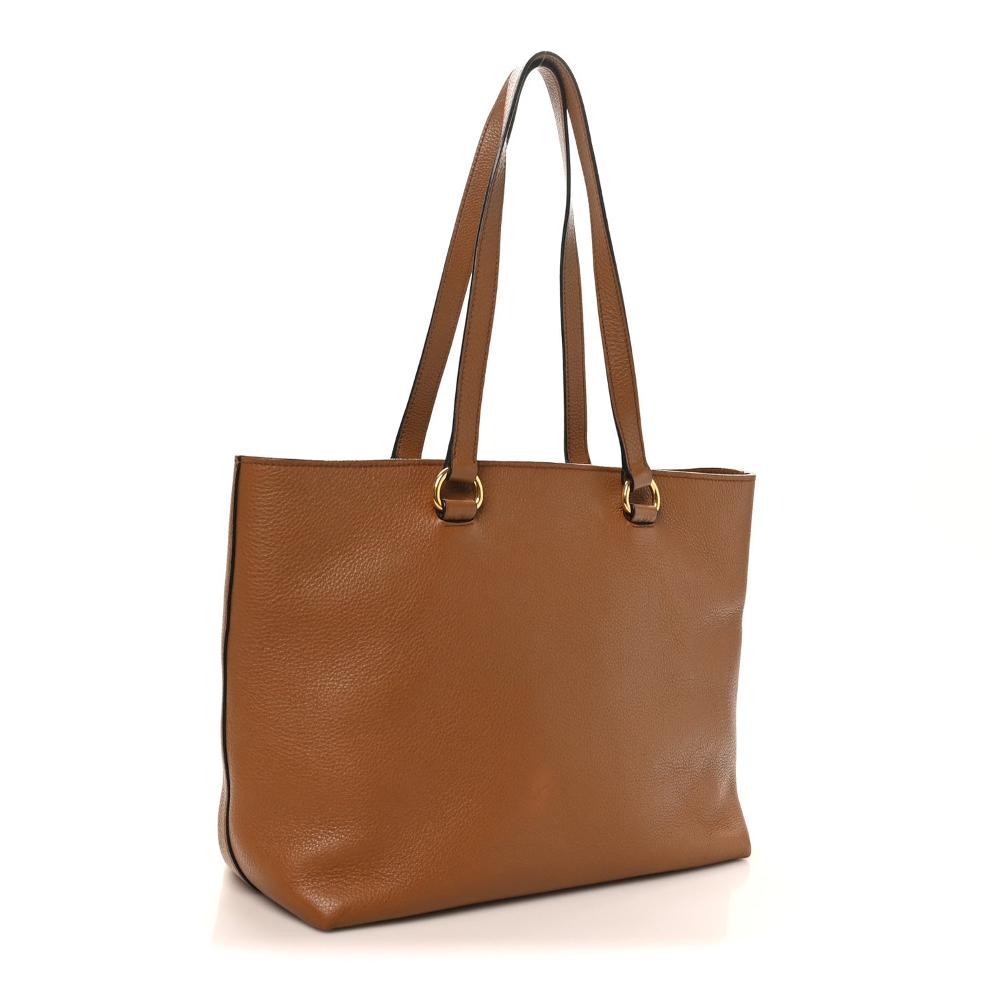 Vitello Phenix Embossed Logo Tote Canella