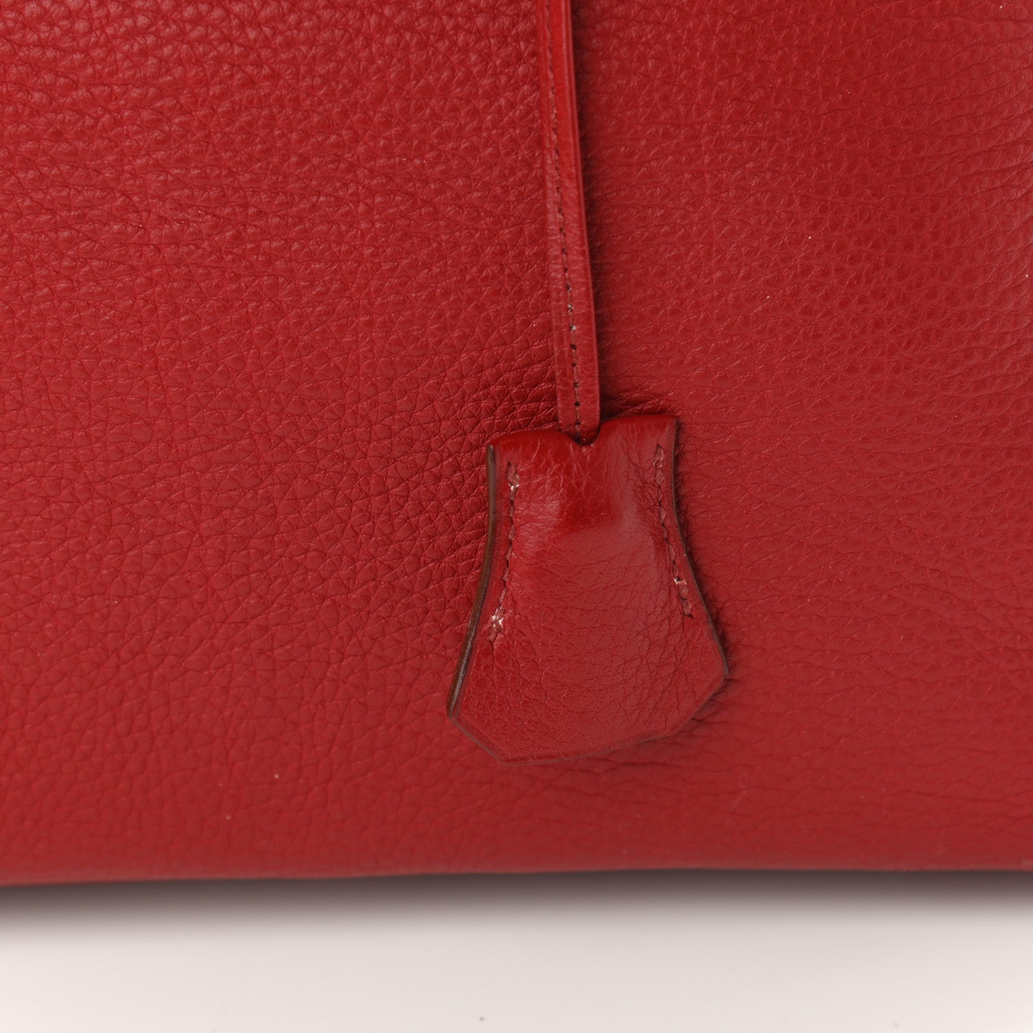 Hermes Taurillon Clemence Bolide 35 Rouge Garance 11 of 12