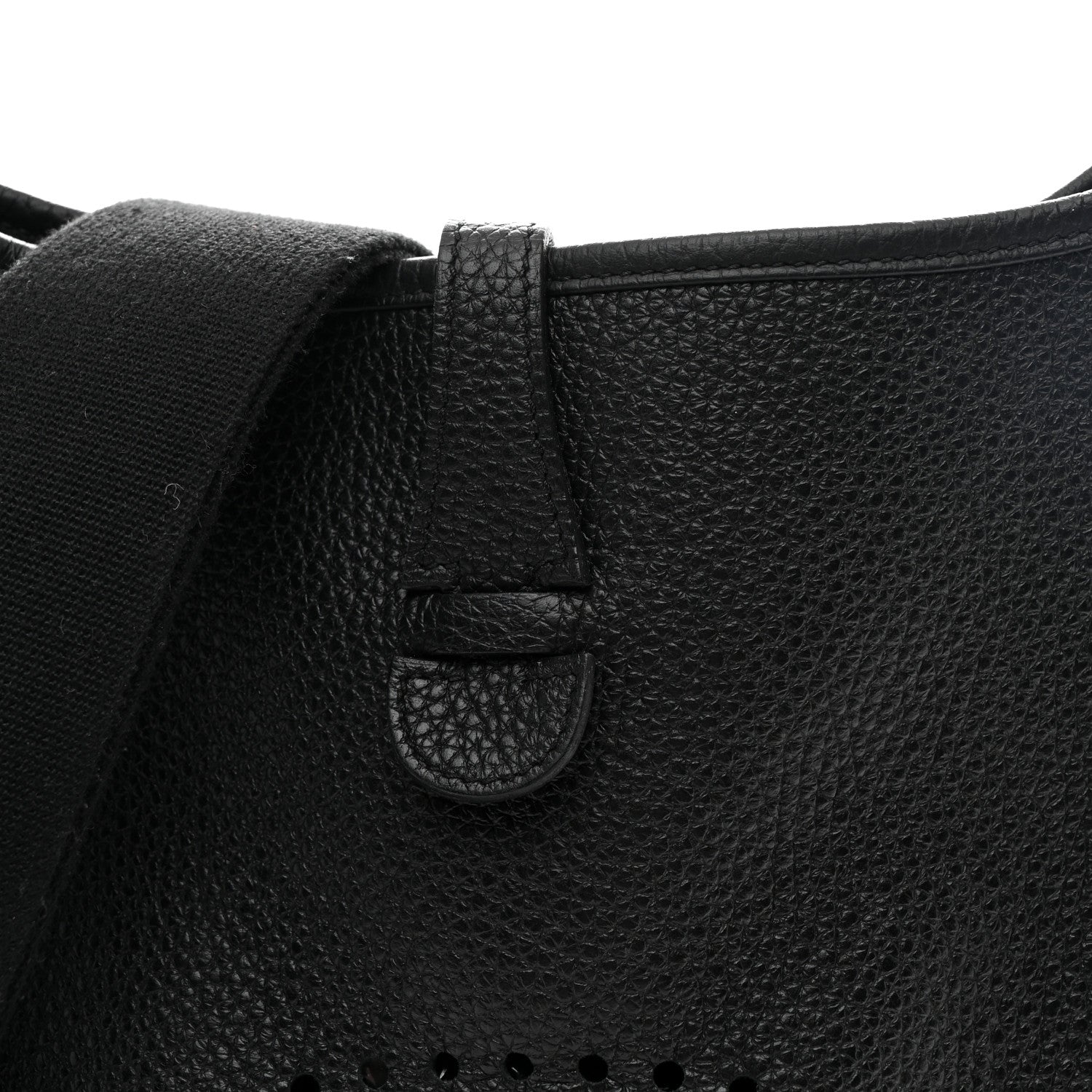 Hermes Taurillon Clemence EVELYNE III PM Black 8 of 11