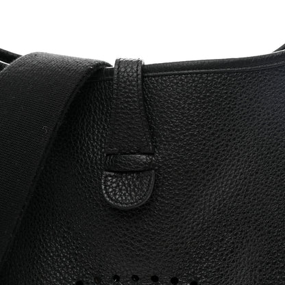 Hermes Taurillon Clemence EVELYNE III PM Black 8 of 11