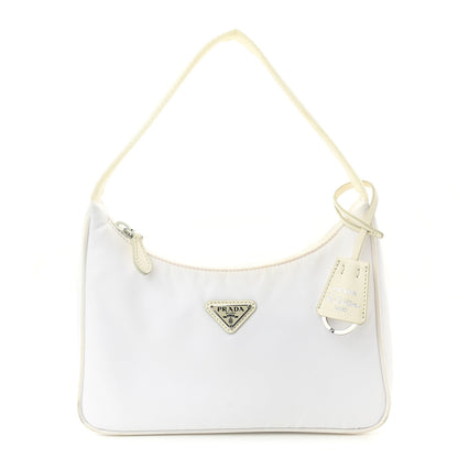 Prada Tessuto Nylon Mini Re-Edition 2000 Bag White 1 of 11