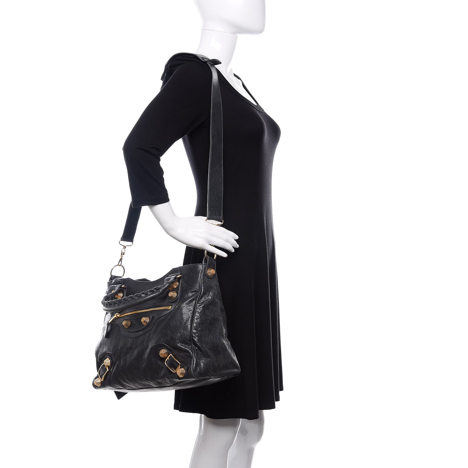 Balenciaga Agneau Giant 21 Gold Hardware Velo Anthracite 2 of 11