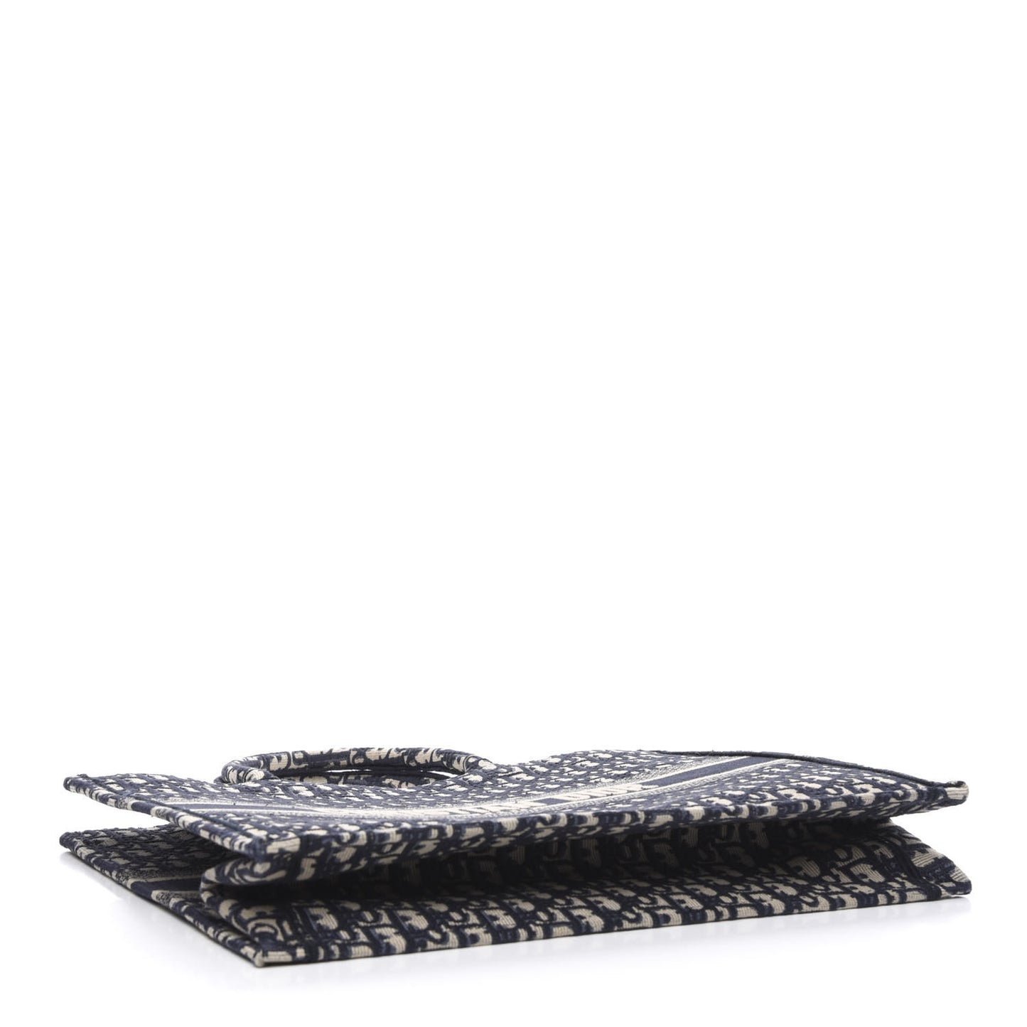 Oblique Book Tote Blue Multicolor