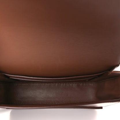 Burberry Smooth Calfskin Two Tone Small Grace Bag Malt Brown Black 5 of 8