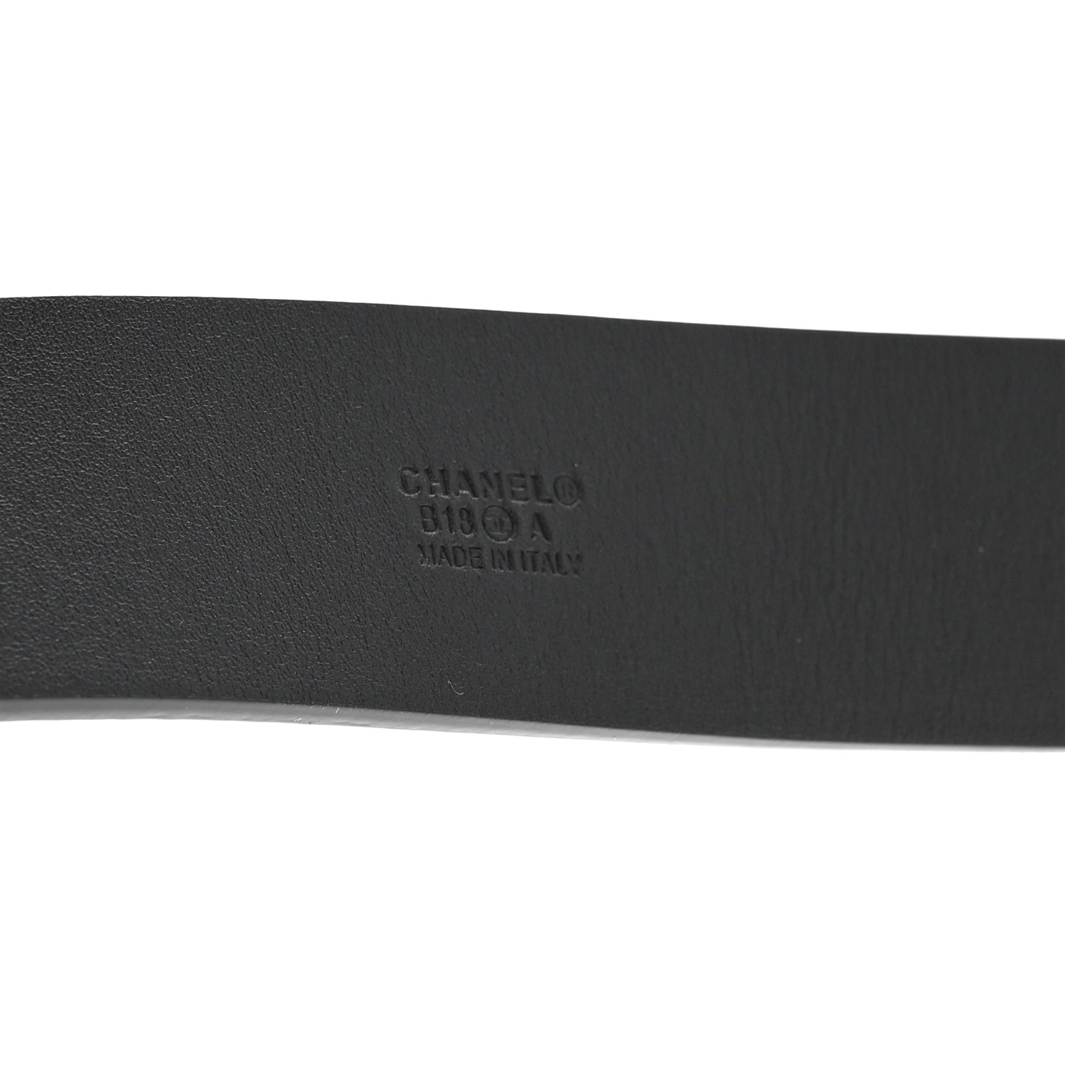 Chanel Glazed Calfskin CC Belt 80 32 Black 5 of 7