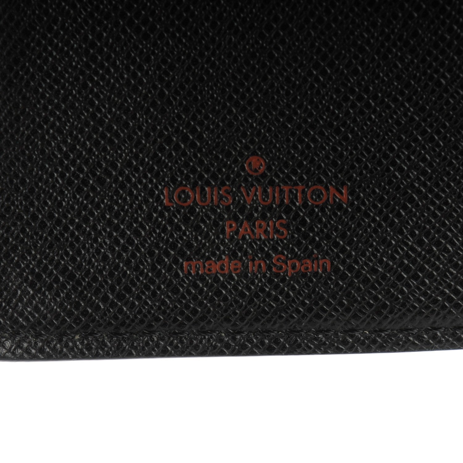 Louis Vuitton Epi Small Ring Agenda Cover Black 6 of 6