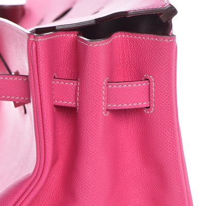 Hermes Epsom Candy Birkin 35 Rose Tyrien Rubis 29 of 46