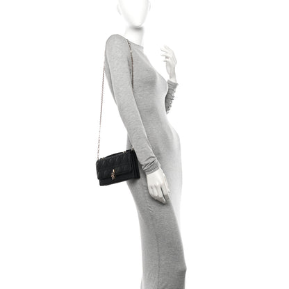 Christian Dior Lambskin Cannage Miss Dior Chain Pouch Black 2 of 12