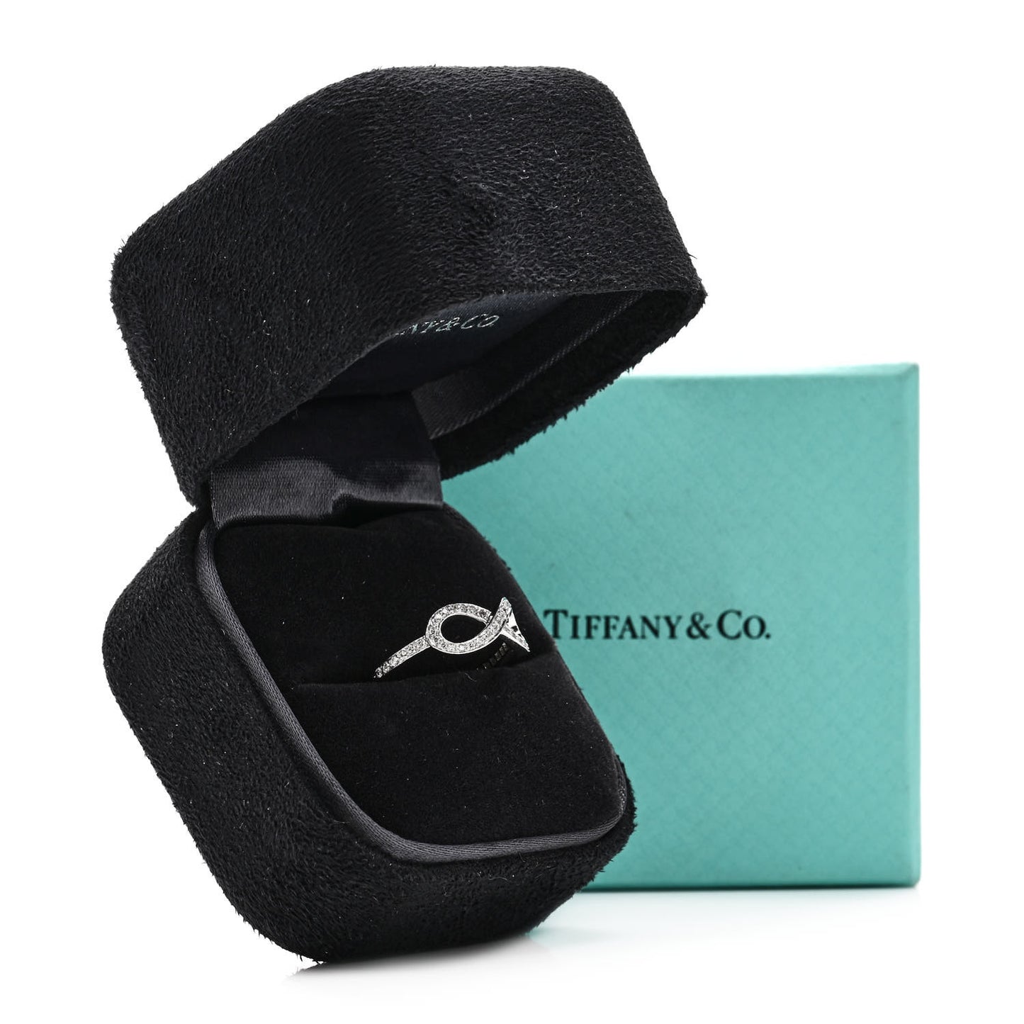 Platinum Diamond Infinity Ring 49 5