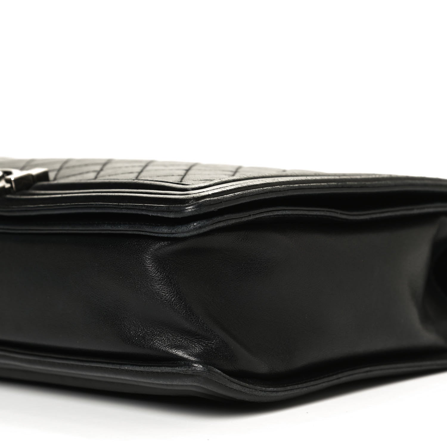 Chanel Lambskin Quilted Large Boy Flap Black 10 of 13