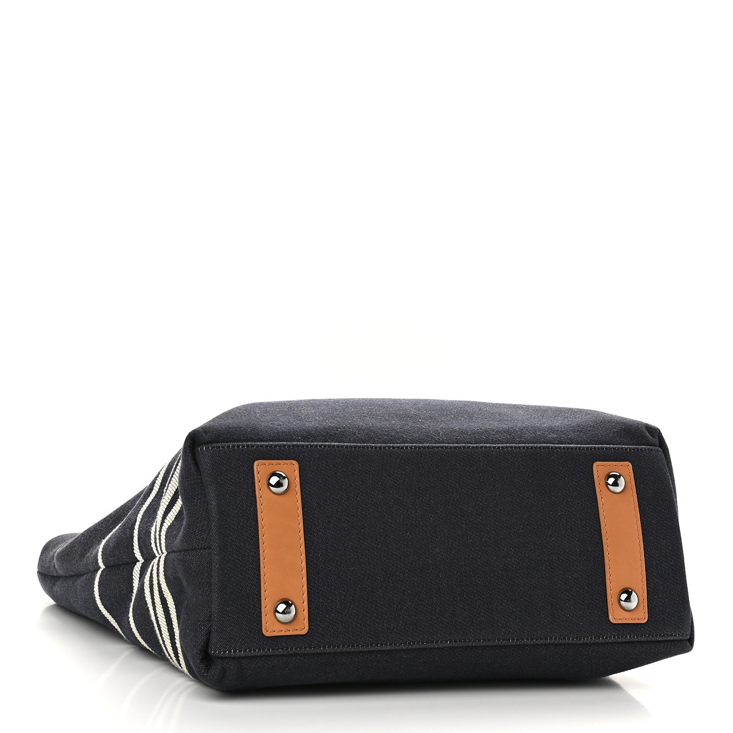 Denim Tall Shopping Tote Blue