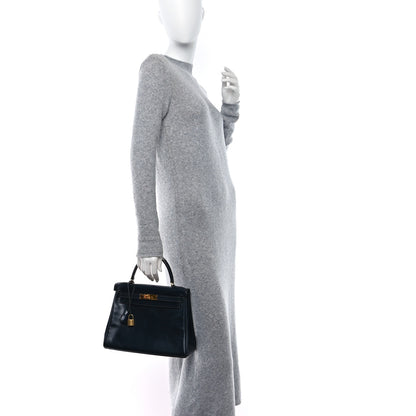 Hermes Box Kelly Retourne 28 Indigo 2 of 12