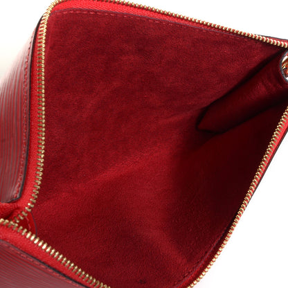 Louis Vuitton Epi Pochette Accessories 24 Castillan Red 5 of 7