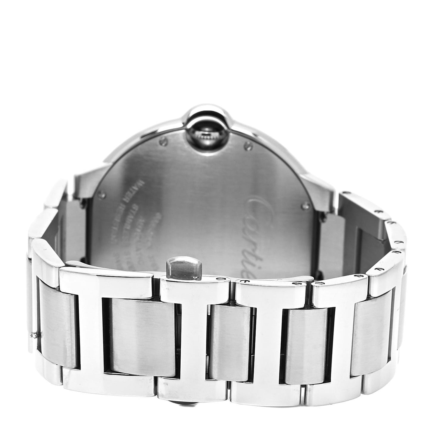 Stainless Steel 42mm Ballon Bleu De Cartier Automatic Watch Black