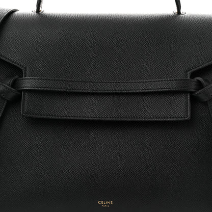 Celine Grained Calfskin Mini Belt Bag Black 9 of 11