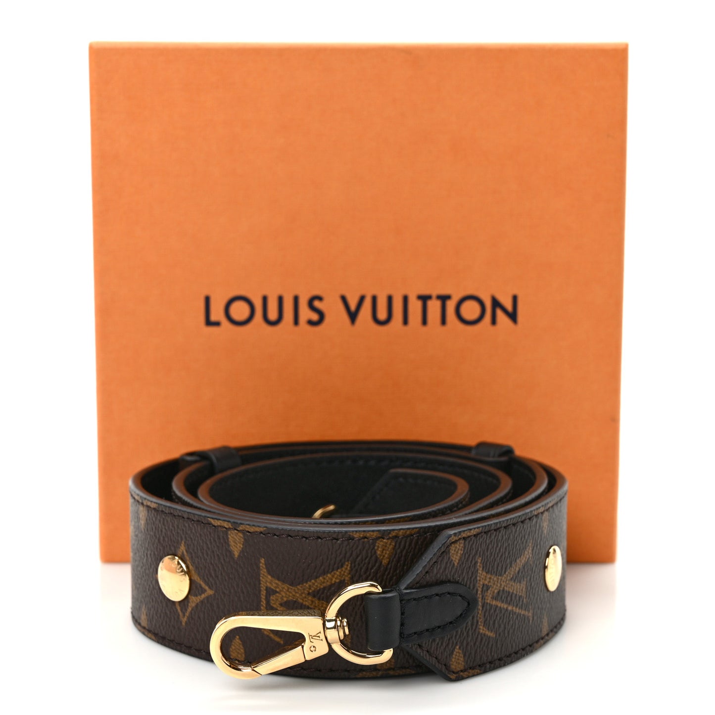 Monogram Adjustable Bandouliere Shoulder Strap Black