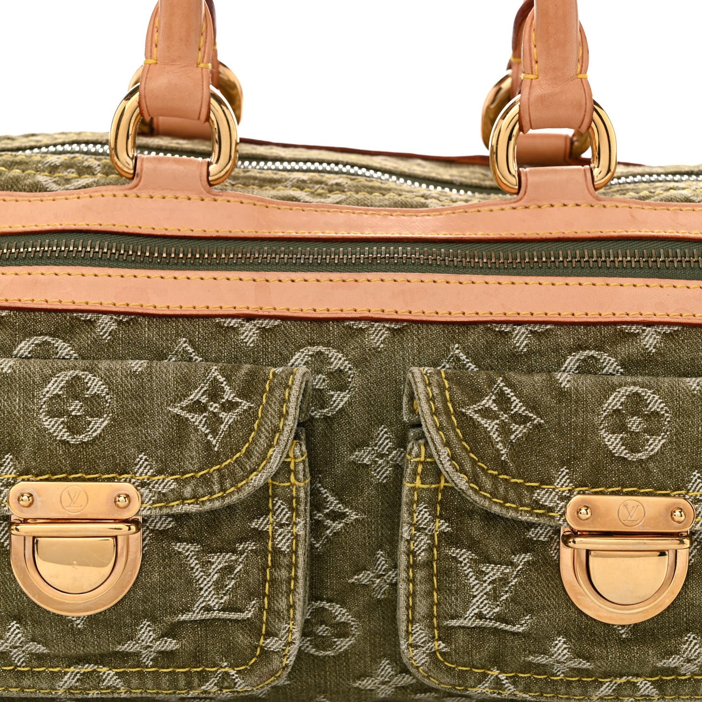 Monogram Denim Neo Speedy Lichen