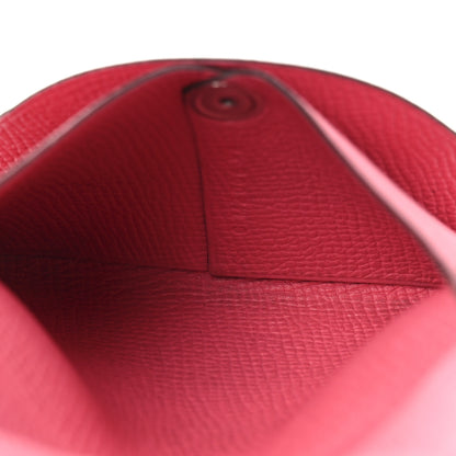 Hermes Epsom Bastia Coin Purse Rose Jaipur 5 of 7