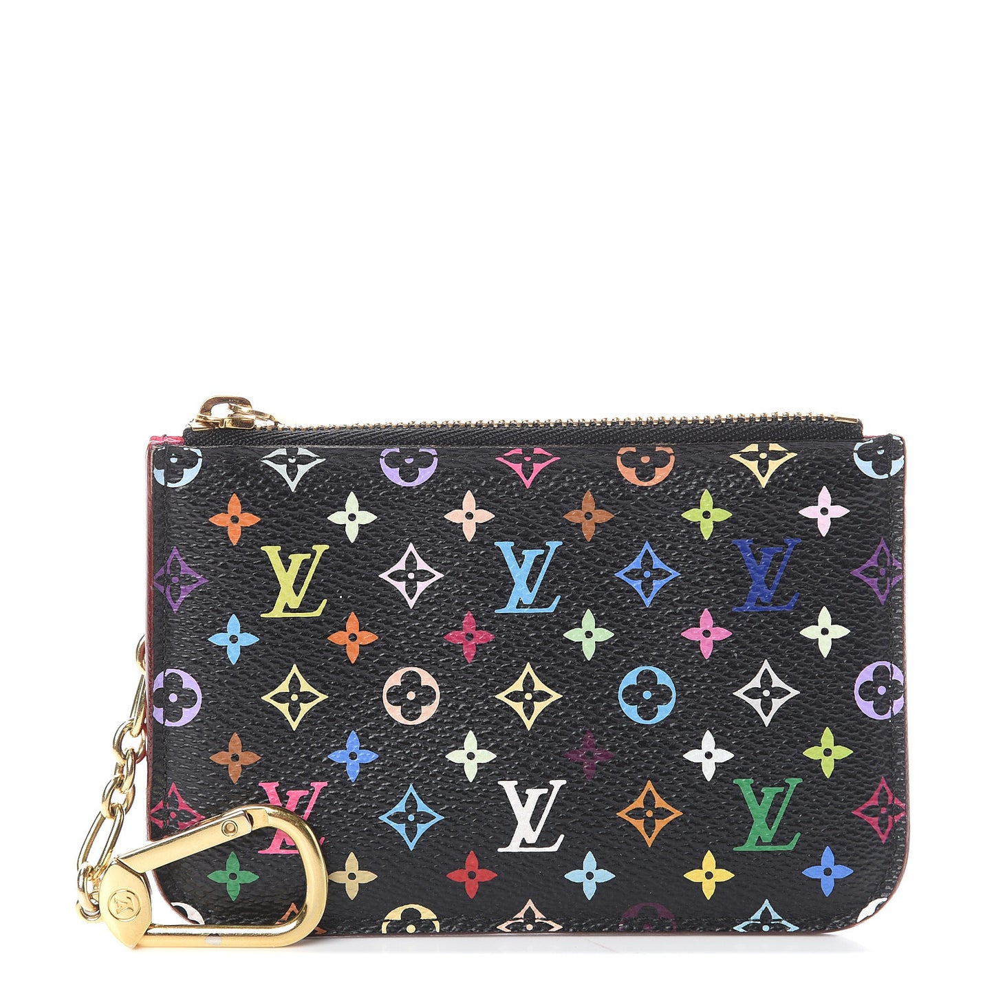 Monogram Multicolor Key Pouch Black Grenade