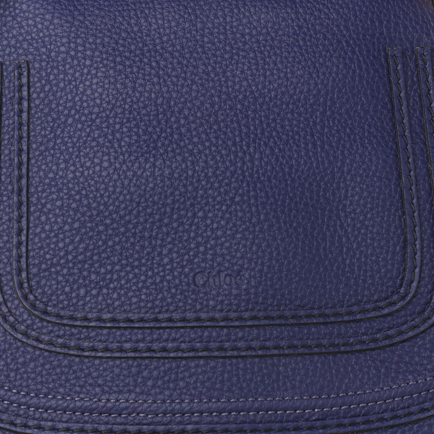 Calfskin Medium Marcie Satchel Storm Blue
