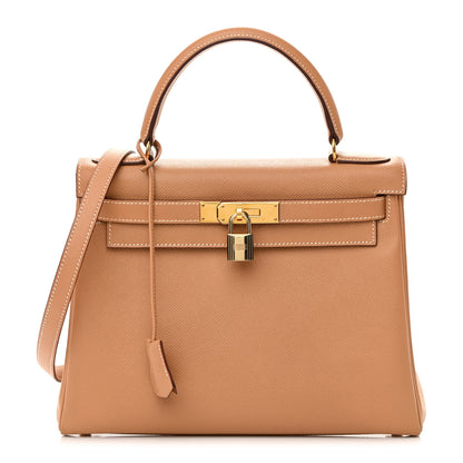 Hermes Courchevel Kelly Retourne 28 Naturelle 1 of 19