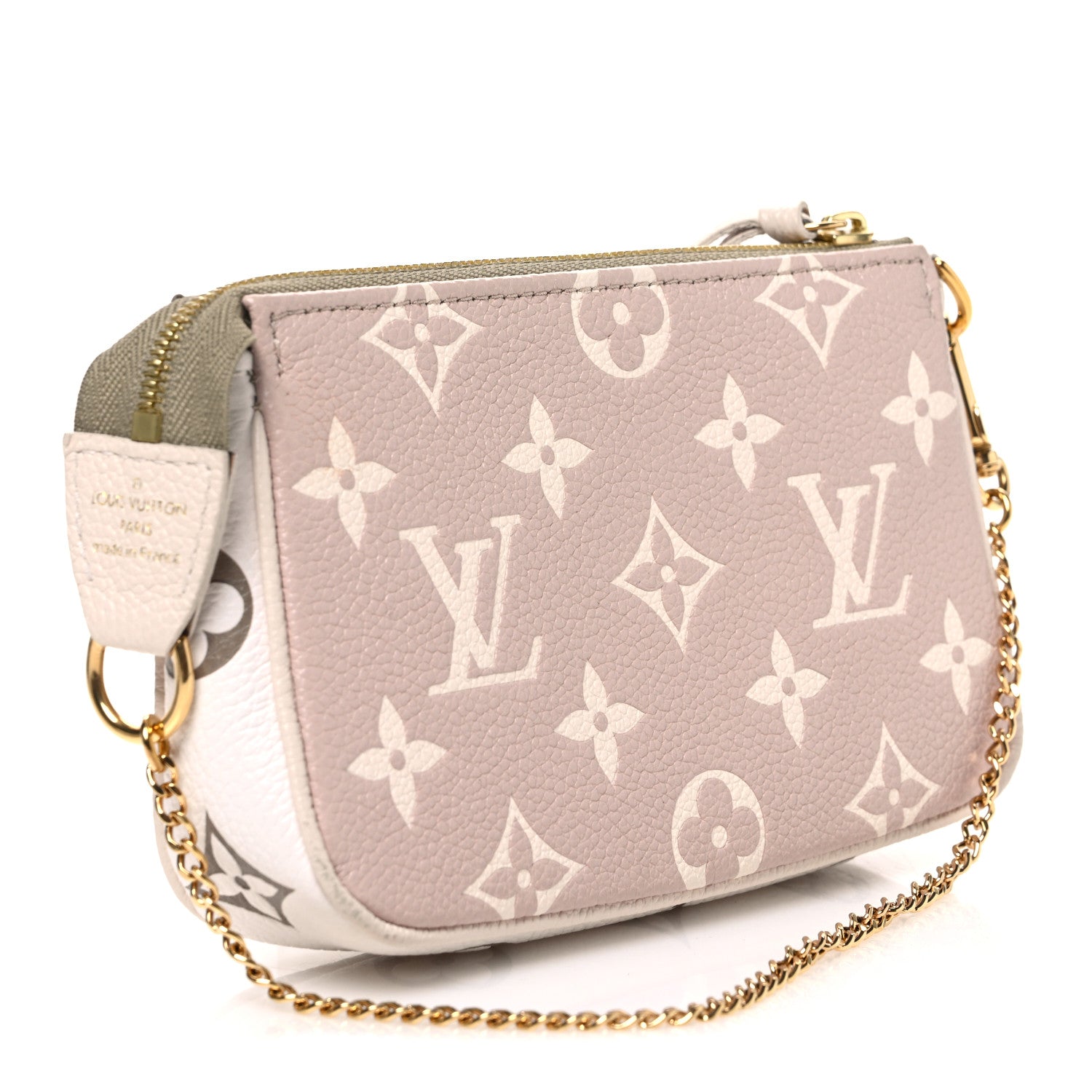 Louis Vuitton Empreinte Spring in the City Mini Pochette Accessories Kaki Beige Cream 3 of 6