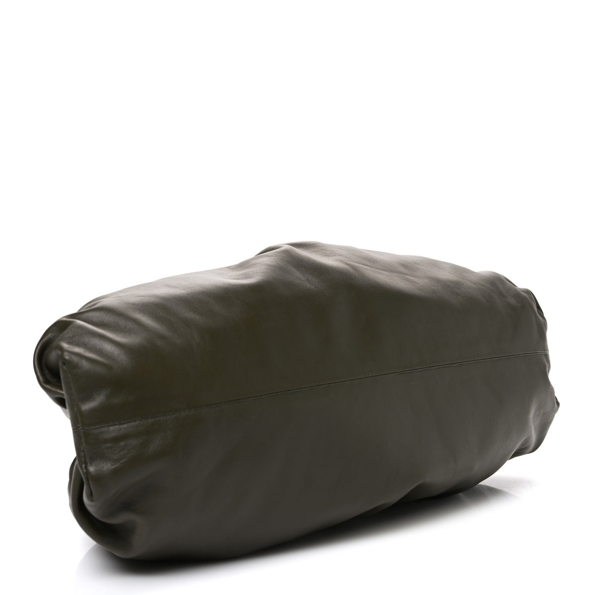 Smooth Butter Calf The Pouch Oversized Clutch Mud