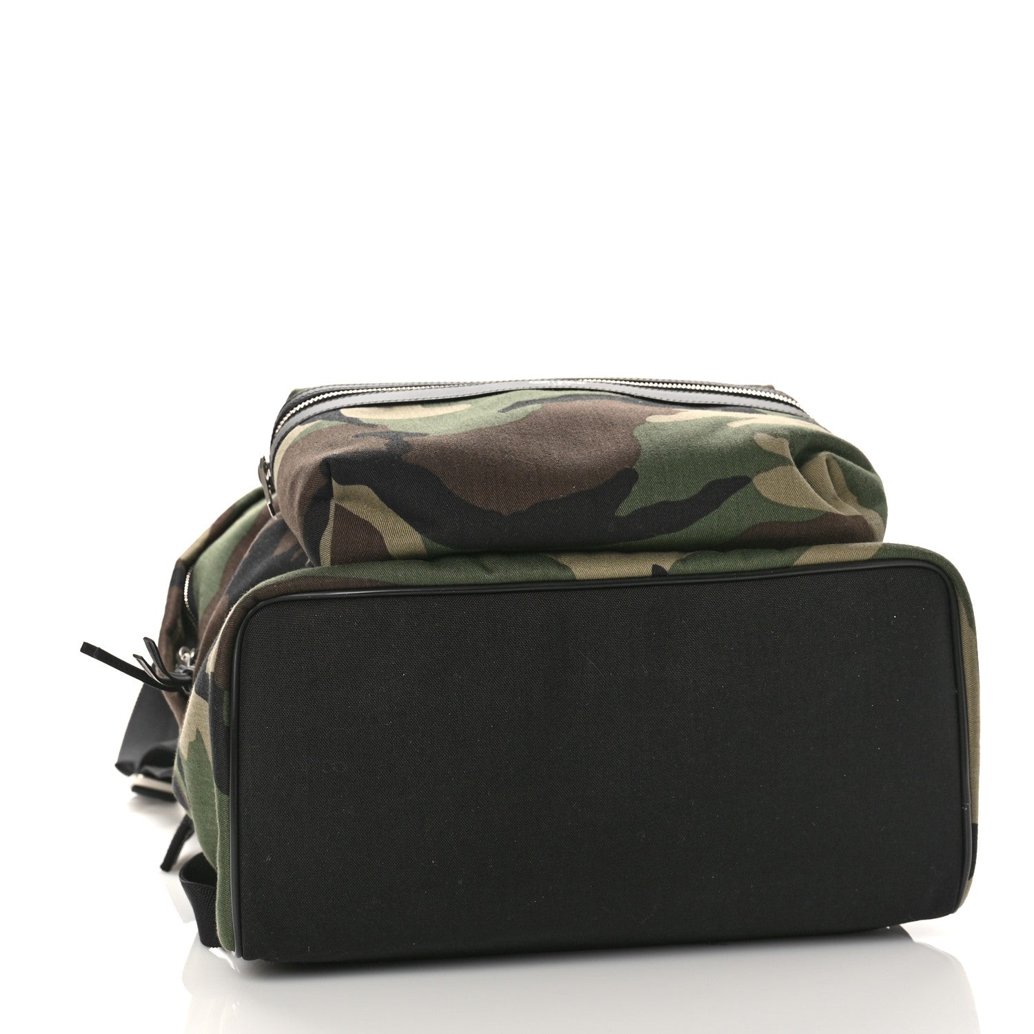 Saint Laurent Canvas Camouflage Print Hunting Backpack Khaki 4 of 8