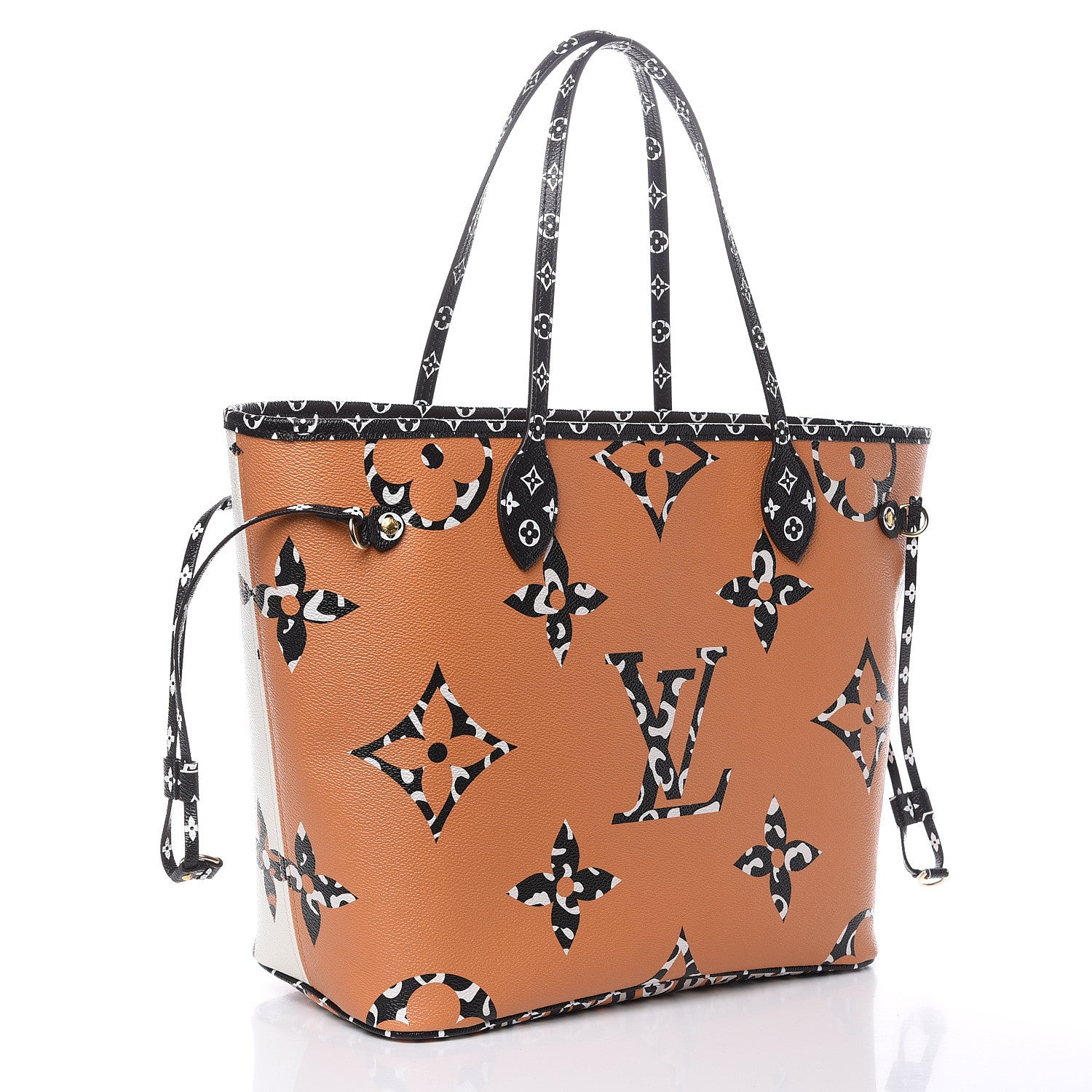 Louis Vuitton Monogram Giant Jungle Neverfull MM Ivory 3 of 10